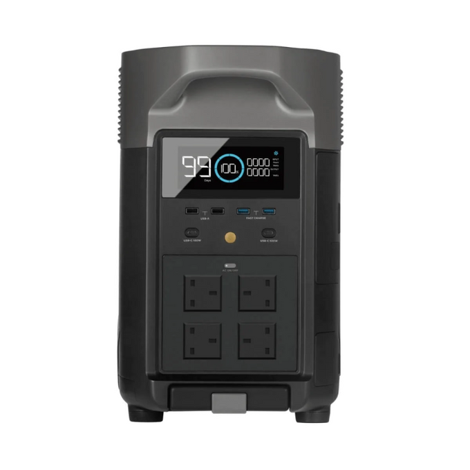 EcoFlow DELTA Pro 3600Wh portable power station with fast charging, expandable capacity, smart home backup – Kean’s