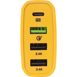 DeWalt 4-Port Mobile USB PD Car Charger 60W