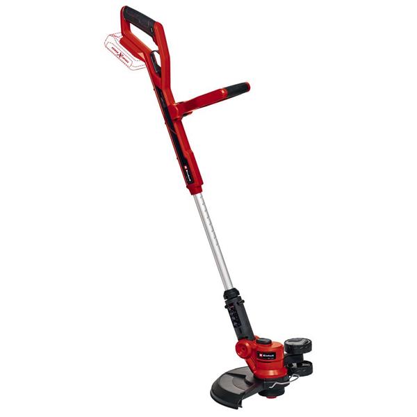 Einhell Power X-Change 18V 30cm Cordless String Grass Trimmer with guide wheel and flower guard, battery sold separately -
