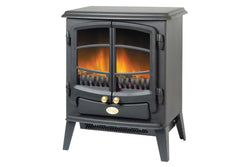 Dimplex Elbe Electric Stove, compact freestanding heater with flame effect, safety cut out, remote control – Keans