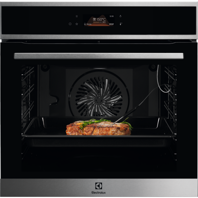 Electrolux 71L Stainless Steel Multi-Function Pyroclean Oven with AssistedCooking, Food Sensor, EXCite Touch Display –