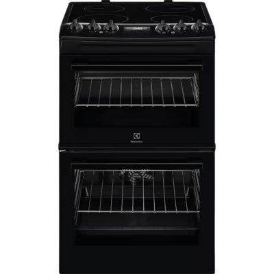 Electrolux 55cm Freestanding Electric Cooker LKR555100B with HotAir, catalytic cleaning, 6-burner hob – Keans Claremorris