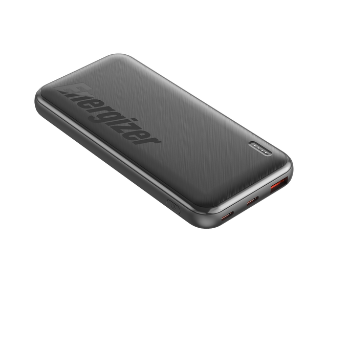 Energizer 10000mAh Power Bank with 20W USB-C PD, 22.5W fast charge, triple ports, available at Kean’s Claremorris. – online