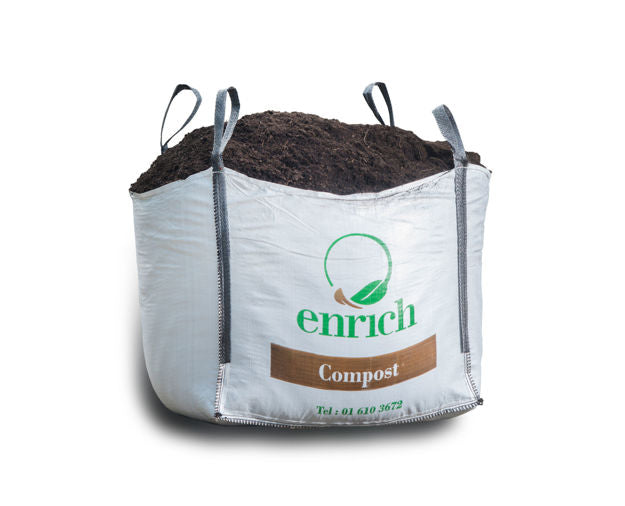 Enrich Organic Compost Bulk Bag 100% Recycled, Green, and Organic Keans Claremorris