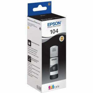 Epson 104 Black 65ml Ecotank Ink Cartridge, 4500 pages, high-quality volume printing | Keans Claremorris