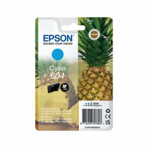 Epson 604 Cyan Inkjet Cartridge C13T10G24010, 150 pages, for Expression Home & WorkForce printers | Keans Claremorris