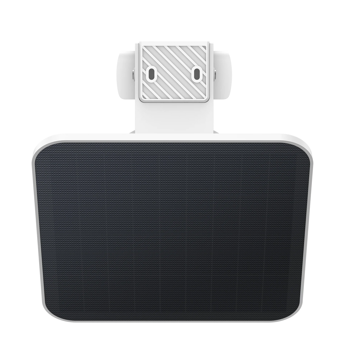 Top view of Eufy S4 4K PTZ Solar WiFi Security Camera showing solar panel and mounting bracket