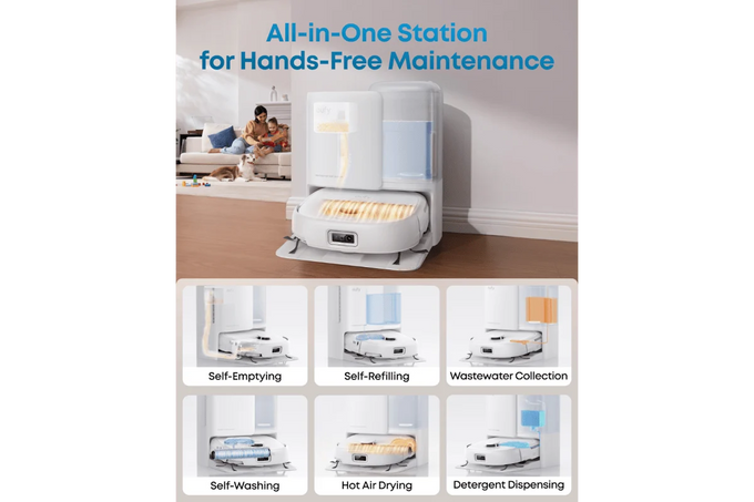 Eufy Robot Vacuum Omni E25 White | T2353V21 - Image 2