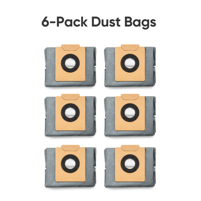 Eufy T29F70A1 6-pack anti-bacterial dust bags for X8 Pro & X10 Pro Omni, secure seal, sold by Kean’s Claremorris. – online