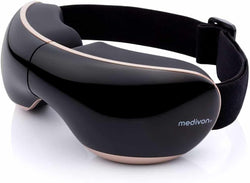 Medivon Horizon Travel 2 Eye Massager Black with heat, vibration, pneumatic therapy – relieves eye strain, from Kean’s