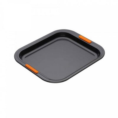 Le Creuset Small Baking Tray 27cm Satin Black, versatile roasting and baking pan, handwash only - Keans Claremorris