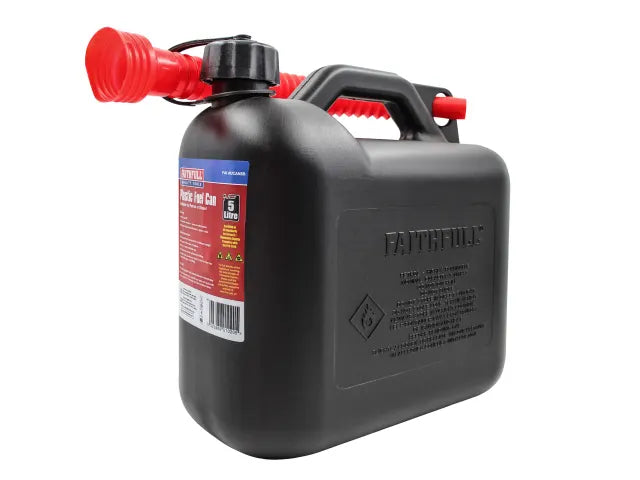 Plastic Fuel Can - 5 Litre Black - Image 1