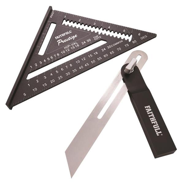 Precision Tool Set – Faithfull CNC Sliding Bevel & Quick Square - Image 1