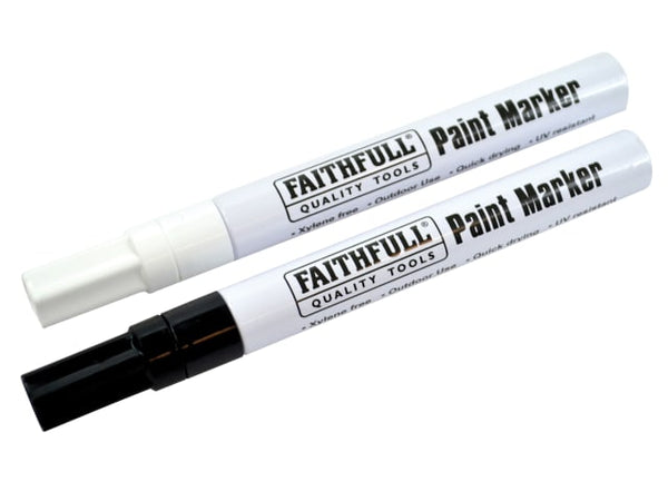 FAI/Full Paint Marker Pen Black & White  | FAIPMBLKWHI