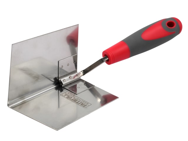 FAI/Full Soft Grip Corner Trowel S/S 4x3in | FAISGTCINTSS - Image 1