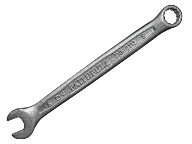 Faithfull Comb Spanner CV Satin Finish 8mm | FAISPAC8 - Image 1