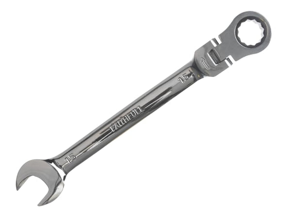 FAI/Full Ratchet Com Spanner Flex Head CV 15mm | FAISPARAT15