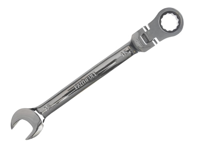 FAI/Full Ratchet Com Spanner Flex Head CV 15mm | FAISPARAT15 - Image 1