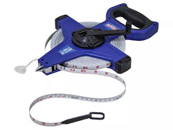 Fast Rewind Open Long Tape Measure 50m/165ft by Keans Claremorris, durable and easy-to-use measuring tool.