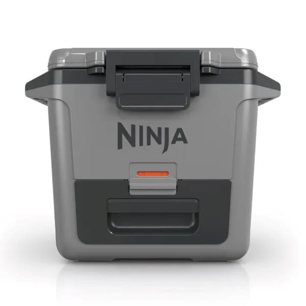 Ninja FrostVault 28L hard cooler in slate grey with Dry Zone, 5-day ice retention, durable, lockable – available at Keans