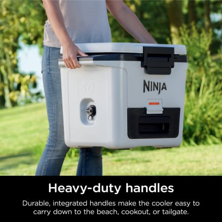 Ninja FrostVault 28L Hard Cooler with Dry Zone, Cloud White FB131UKWH – durable, insulated cooler at Keans Claremorris