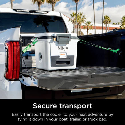 Ninja FrostVault 28L Hard Cooler in Cloud White with Dry Zone, durable and insulated - Keans Claremorris