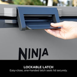Ninja FrostVault 45QT/42L Wheeled Cooler with Dry Zone | Slate Grey