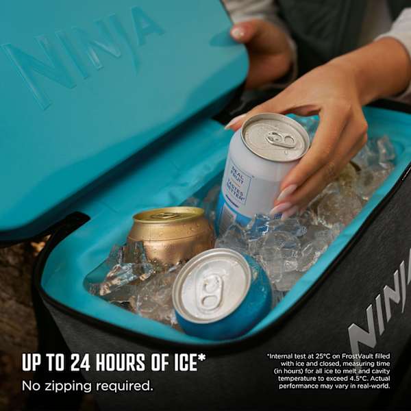 Ninja FrostVault Go 17L Backpack Cooler – Charcoal Grey| FF124EUUKCG - Image 3