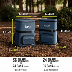 Ninja FrostVault Go 17L Backpack Cooler – Navy| FF124EUUKNV