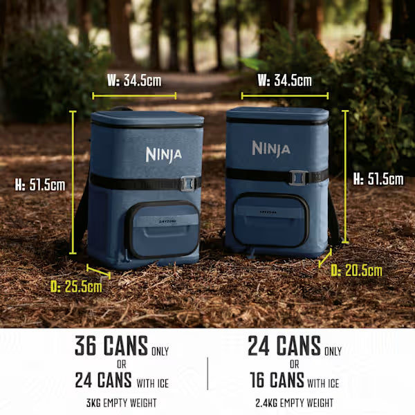 Ninja FrostVault Go 17L Backpack Cooler – Navy| FF124EUUKNV - Image 6