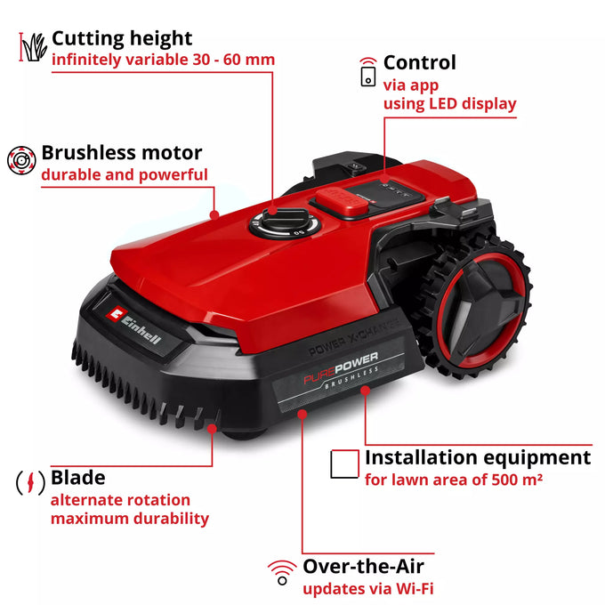 Einhell Pxc Freelexo 500 Robotic Lawnmower Kit | 3413935 - Image 5