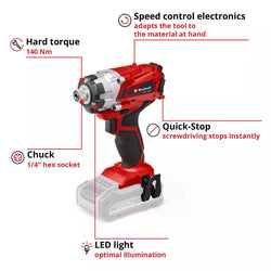Einhell 18V Brushless Impact Driver Solo | 4510034