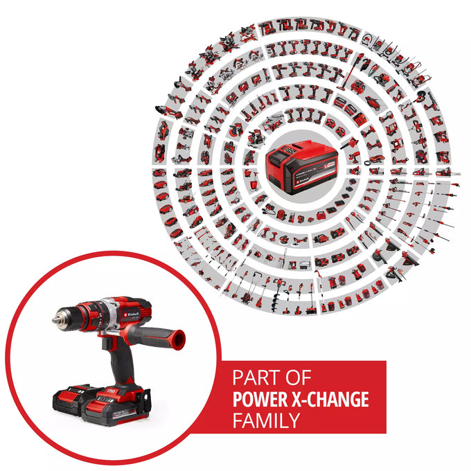 Einhell Power X-Change 18V 48Nm Combi Drill Kit 2x2Ah Batteries - Image 3