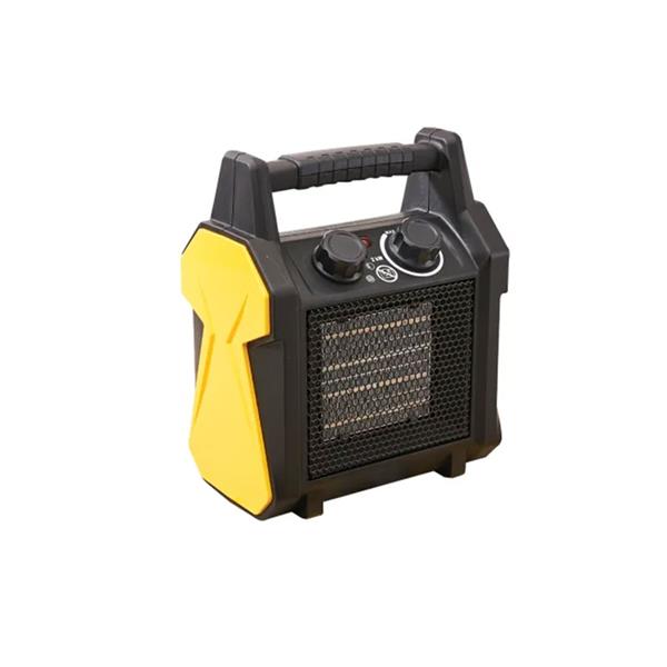 Faithfull Power Plus 2kW ceramic fan heater with thermostat, safety cut-out, fan-only mode – available at Keans Claremorris.