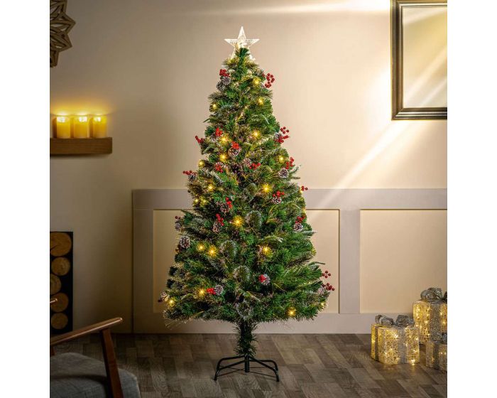New Jersey Fibre Optic Christmas Tree H150cm 20735 - Image 1