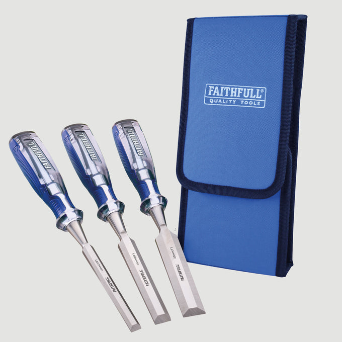 Faithfull 3 Piece Chisel Set | XMS26CHISEL3 Keans Claremorris