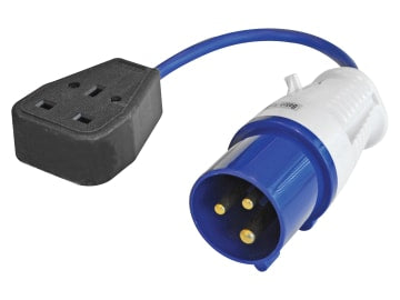 Faithfull Fly Lead 3-Pin Plug to 3-Pin Socket Keans Claremorris