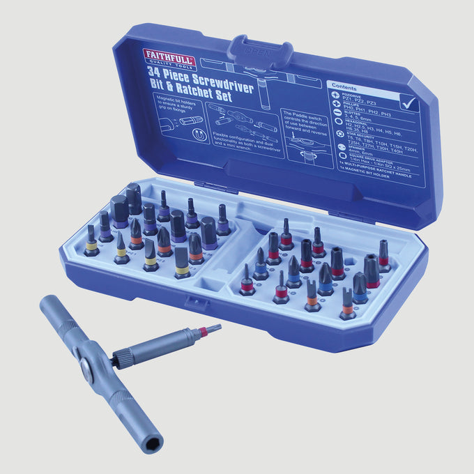 Faithfull Multi-Palm Ratchet Driver Set | XMS26PALM Keans Claremorris