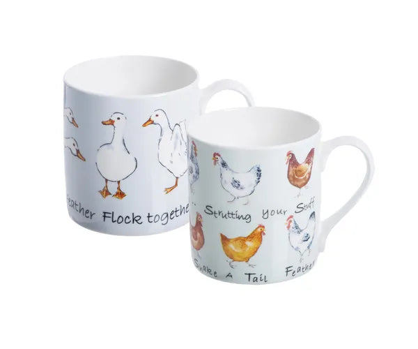 Farmhouse Chic Bone China Mug Keans Claremorris