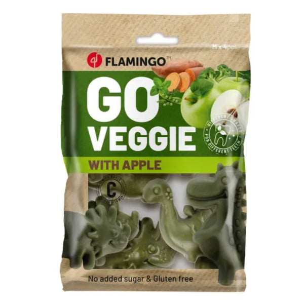 Flamingo Go Veggie - Dino - Green Apple Keans Claremorris