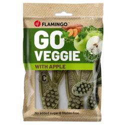 Flamingo Go Veggie - Toothbrush - Green Apple 4pk Keans Claremorris