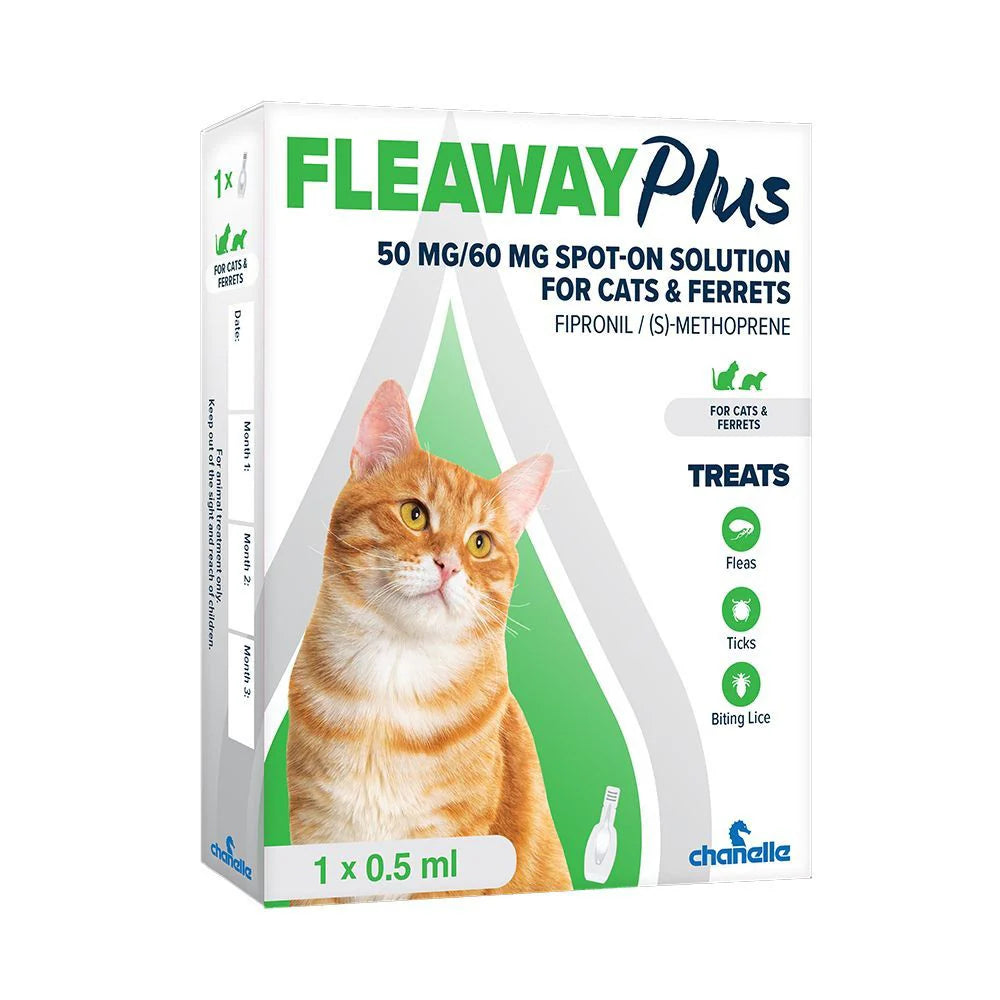 Fleaway Plus Spot-On For Cats And Ferrets | Keans Claremorris