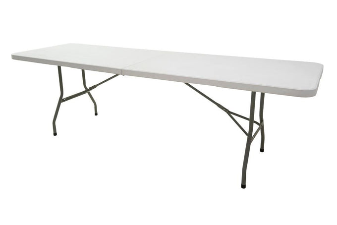 Folding Table 8ft -White | Keans Claremorris | Garden Centre