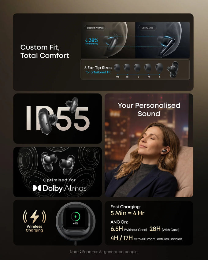 Soundcore Liberty 5 Pro Max Black | D1204G11 - Image 6