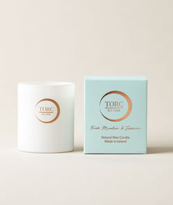 TORC Fresh Meadow & Jasmine Candle with French jasmine, cool lily, fresh-cut grass scent, 50-hour burn time by Keans