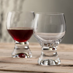 Galway Crystal Elegance Footed Tasting Glass Pair - Elegant design, clear crystal, Keans Claremorris exclusive.