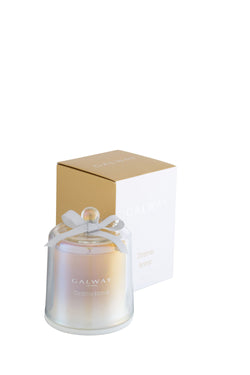 Galway Crystal Christmas Incense Bell Jar Candle - festive scented candle in decorative bell jar, Keans Claremorris