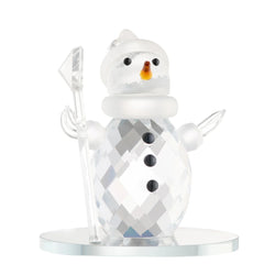 Snowman on Ice Figurine