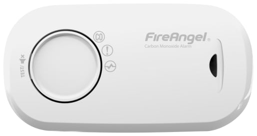 Fire Angel 10 Year Carbon Monoxide Alarm with advanced sensor, 85dBA alarm, battery-powered, wall-mounted or portable –