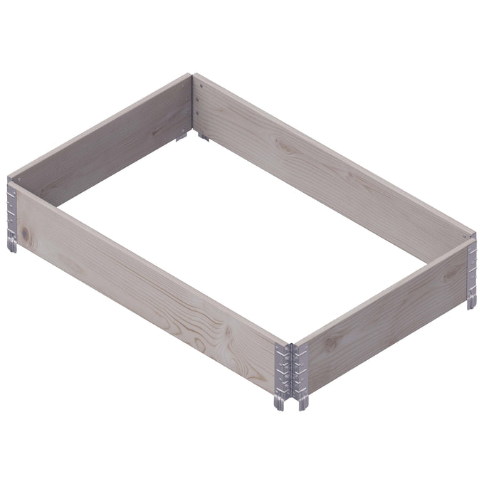 Garden Box Raised Bed 1200x800 Grey - Image 2